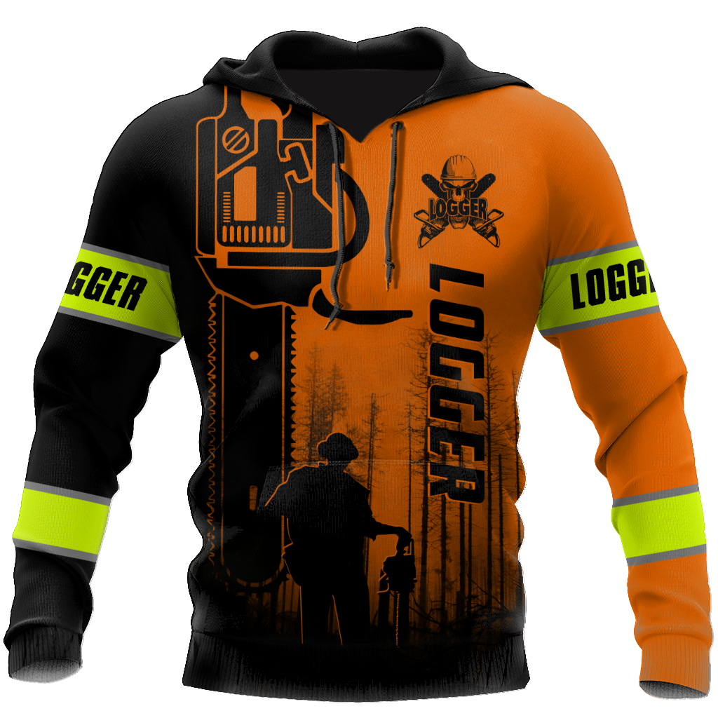 Premium Logger Man Orange Unisex Shirts DL20103205