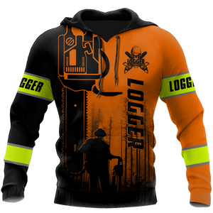 Premium Logger Man Orange Unisex Shirts DL20103205