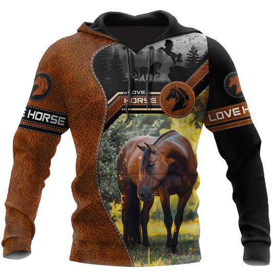 Love Horse 3D All Over Printed Shirts For Men and Women TA08312004