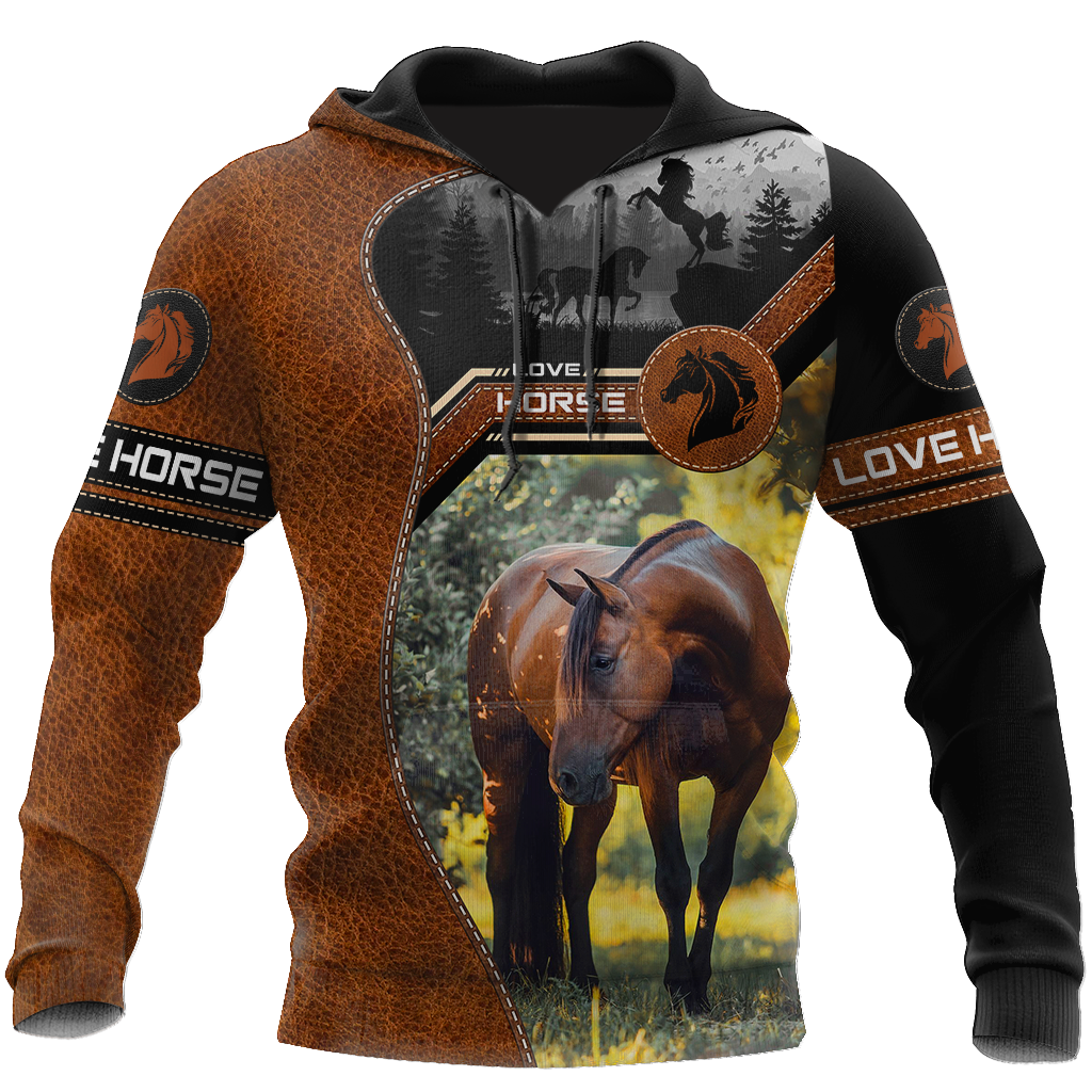 Love Horse 3D All Over Printed Shirts For Men and Women TA08312004