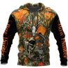 3D All Over Printed Grim Reaper Bow Hunter Camo-Apparel-HP Arts-Hoodie-S-Vibe Cosy™