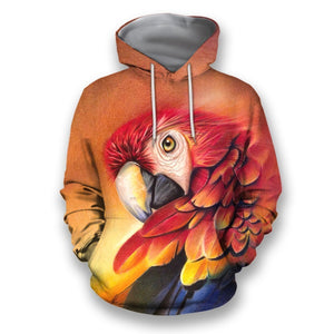 All Over Printed Parrots Shirts H306B-Apparel-HbArts-Hoodies-S-Vibe Cosy™