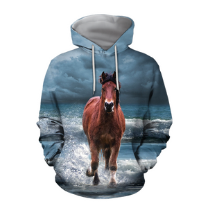 Love Horse 3D All over print for Men and Women shirt Pi020103-Apparel-NNK-Hoodie-S-Vibe Cosy™