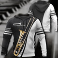 Trombone music 3d hoodie, t-shirt, sweatshirt for men and women HG HAC31202-Apparel-HG-Zip hoodie-S-Vibe Cosy™