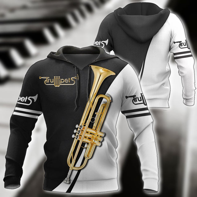 Trumpet music 3d hoodie shirt for men and women HG HAC16124-Apparel-HG-Zip hoodie-S-Vibe Cosy™