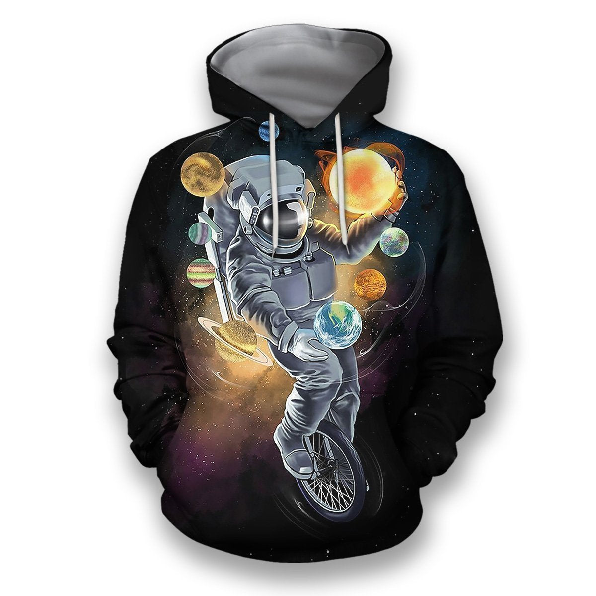3D all over print into the space-Apparel-HbArts-Hoodies-S-Vibe Cosy™