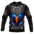 Eagle Warior Aztec 3D All Over Printed Shirts For Men And Women