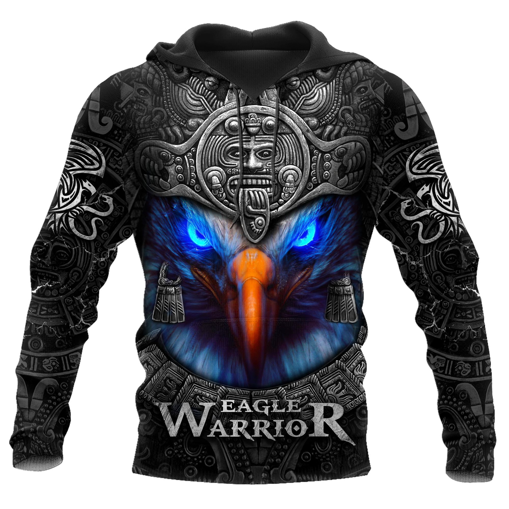 Eagle Warior Aztec 3D All Over Printed Shirts For Men And Women