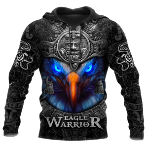 Eagle Warior Aztec 3D All Over Printed Shirts For Men And Women