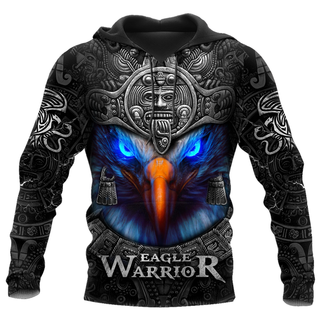 Eagle Warior Aztec 3D All Over Printed Shirts For Men And Women