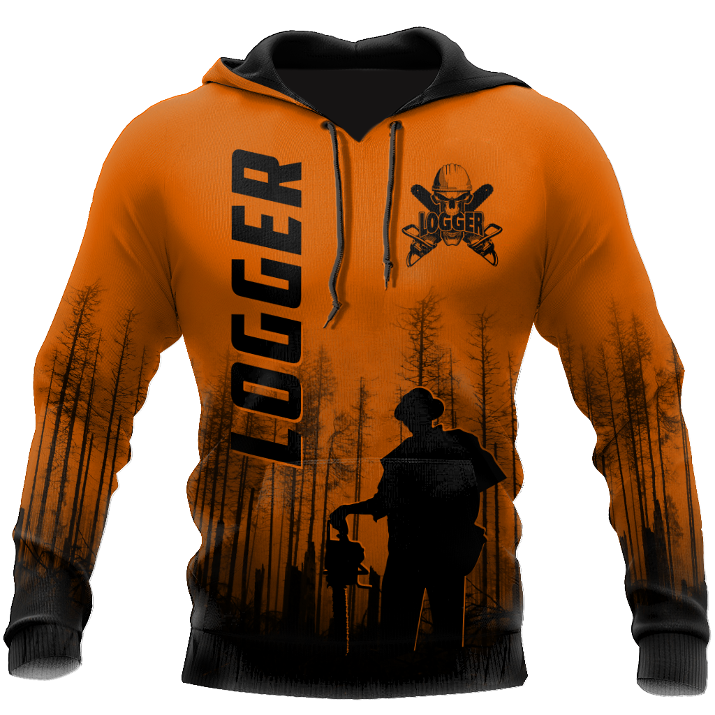 Premium Logger Man Orange Unisex Shirts DL20052017