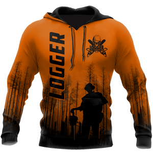 Premium Logger Man Orange Unisex Shirts DL20052017