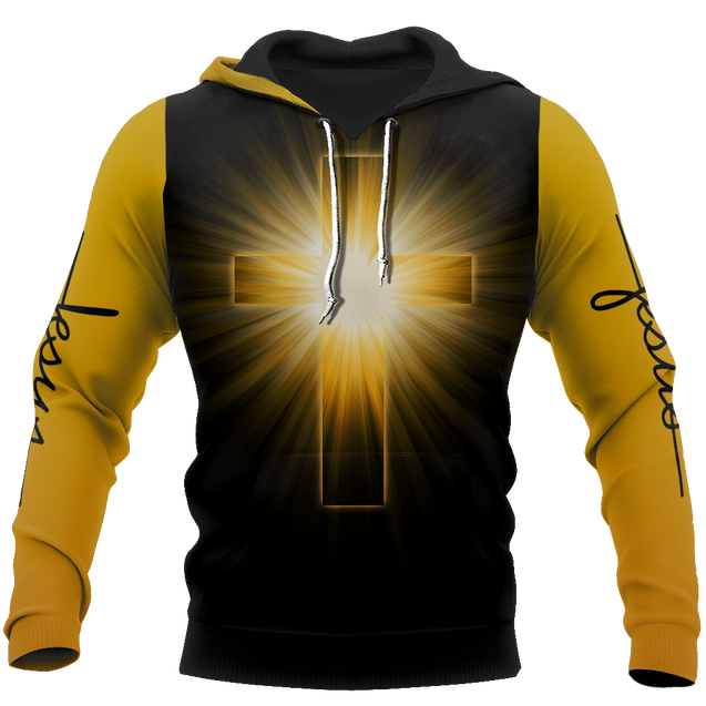 Easter God Jesus One Nation Under God 3D All Over Printed Shirt Hoodie JJ020402-Apparel-MP-Hoodie-S-Vibe Cosy™