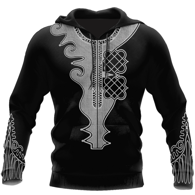 Panther African Classic Pattern 3D All Over Print Hoodie DL