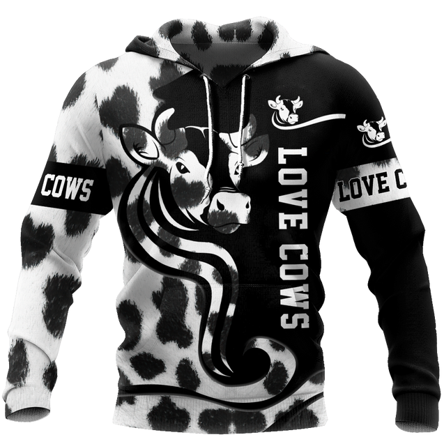 Love Dairy Cattle 3D All Over Printed Shirts For Men And Woman