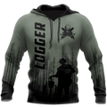 Premium Logger Man Dark Green Unisex Shirts DL20052016