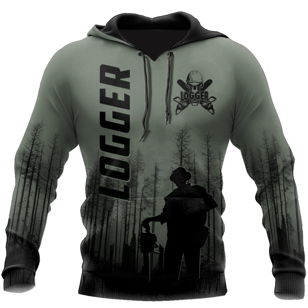 Premium Logger Man Dark Green Unisex Shirts DL20052016