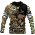 Elk Hunting Legend 3D All Over Print Hoodie VP07102003