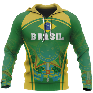 Brasil Hoodie - Sport Style-Apparel-Phaethon-Hoodie-S-Vibe Cosy™