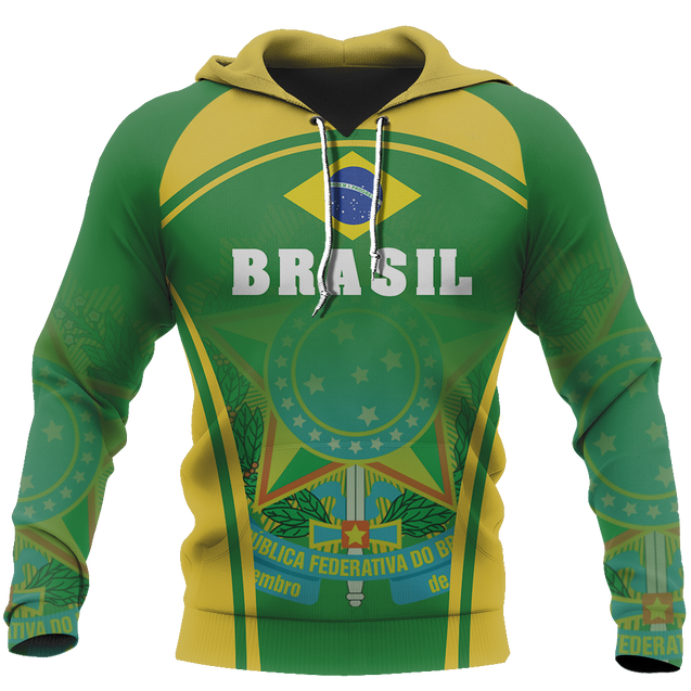 Brasil Hoodie - Sport Style-Apparel-Phaethon-Hoodie-S-Vibe Cosy™