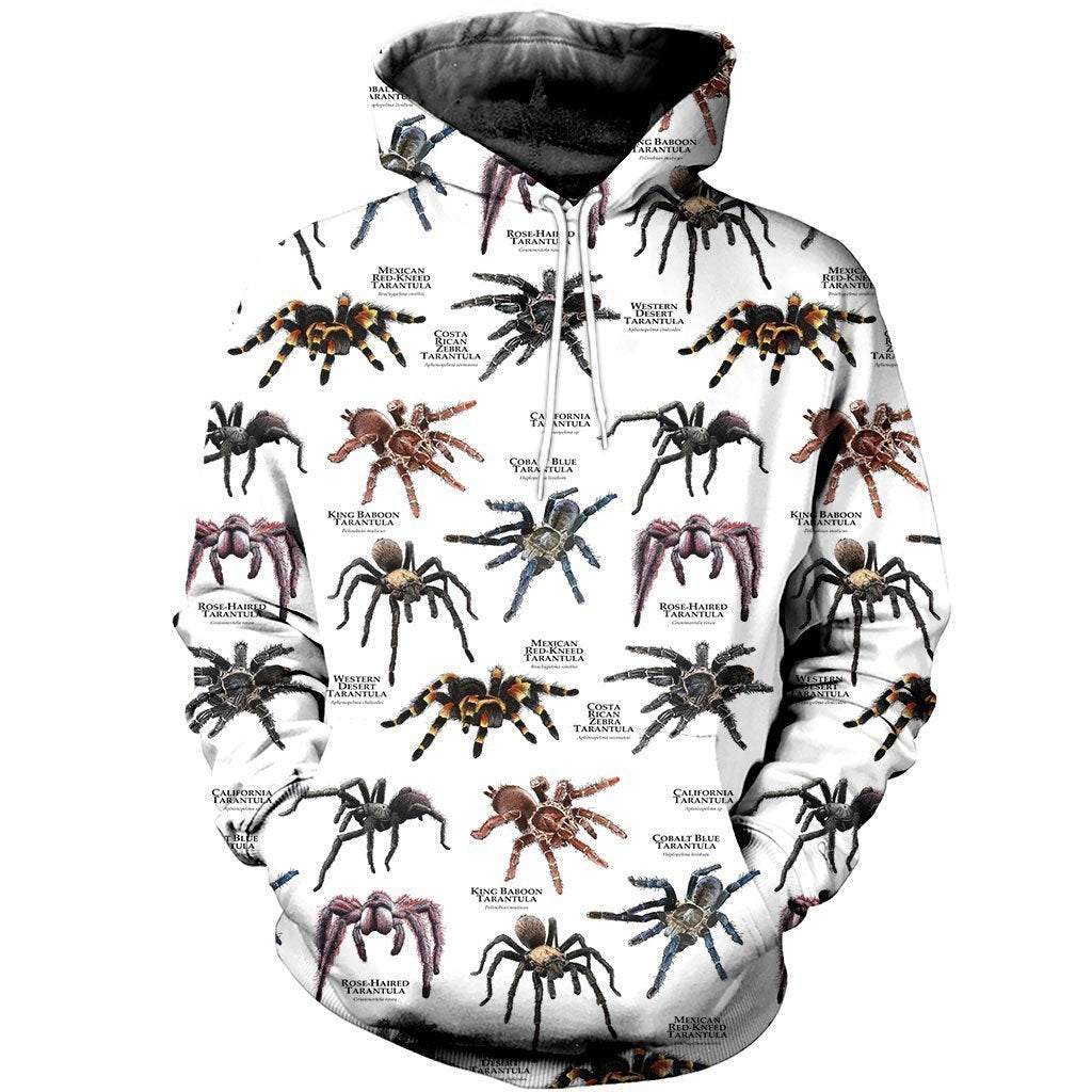 3D All Over Printed Tarantulas of the World Shirts-Apparel-6teenth World-Hoodie-S-Vibe Cosy™