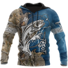 Trout Fishing Tattoo camo shirts for men and women blue color TR2108203