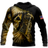 Skull Roofer All Over Printed Hoodie For Men MEI