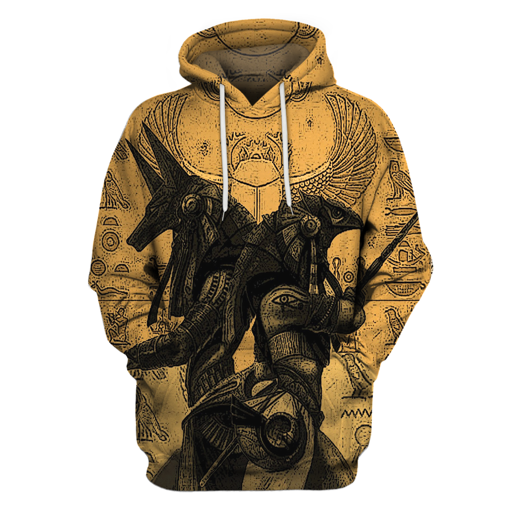 3D All Over Print ANUBIS AND OSIRIS Hoodie-Apparel-RoosterArt-Hoodie-S-Vibe Cosy™