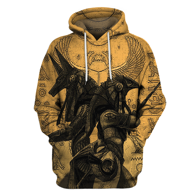 3D All Over Print ANUBIS AND OSIRIS Hoodie-Apparel-RoosterArt-Hoodie-S-Vibe Cosy™