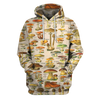 3D All Over Print Champignons Hoodie-Apparel-6teenth World-Hoodie-S-Vibe Cosy™