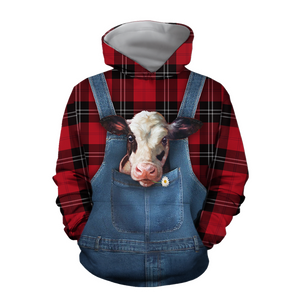 Baby Dairy Cow Hoodie T-Shirt Sweatshirt for Men and Women Pi130202-Apparel-NM-Hoodie-S-Vibe Cosy™