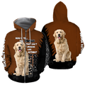 Golden Retriever Dog Lover 3D Full Printed Shirt For Men And Women Pi281208-Apparel-MP-Zipped Hoodie-S-Vibe Cosy™