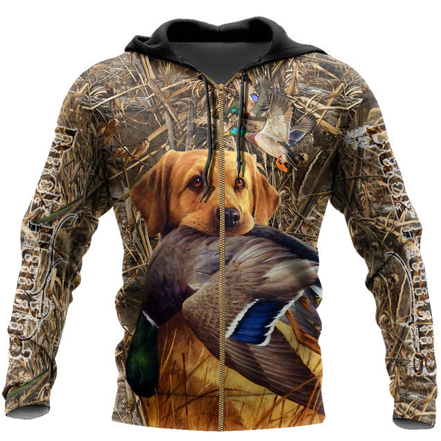 Mallard Duck Hunting 3D All Over Printed Shirts for Men and Women AM261001-Apparel-TT-Zipped Hoodie-S-Vibe Cosy™