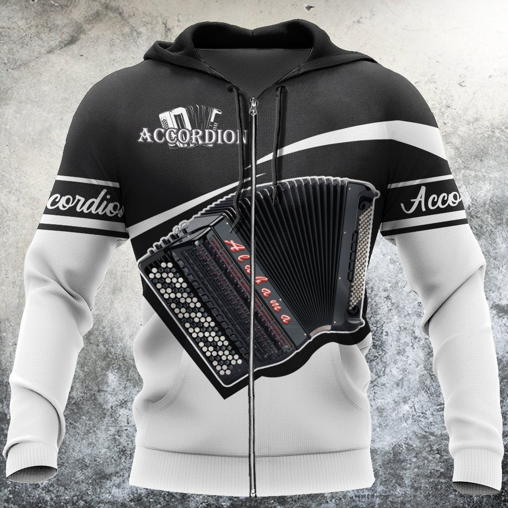Accordion music 3d hoodie shirt for men and women HG HAC100101-Apparel-HG-Zip hoodie-S-Vibe Cosy™