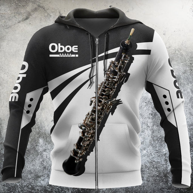 Oboe music 3d hoodie shirt for men and women ver 1 HG HAC19122-Apparel-HG-Zip hoodie-S-Vibe Cosy™