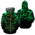 Happy St Patrick's Day Irish Hoodie T-Shirt Sweatshirt for Men and Women Pi170204-Apparel-NM-Zip hoodie-S-Vibe Cosy™