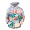 Beautiful Horse 3D All Over Printed shirt for Men and Women Pi060104-Apparel-NNK-Zipped Hoodie-S-Vibe Cosy™