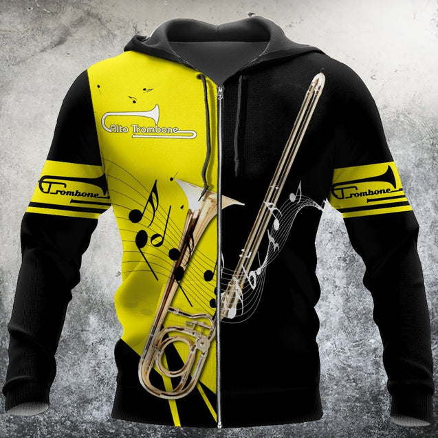 Alto trombone music 3d hoodie shirt for men and women HG HAC101207-Apparel-HG-Zip hoodie-S-Vibe Cosy™