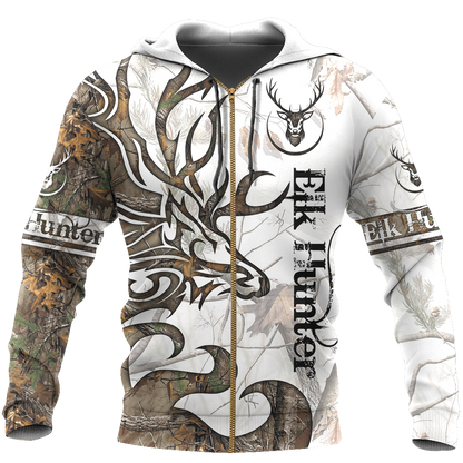 Deer Hunting 3D All Over Printed Shirts for Men and Women AM121001-Apparel-TT-Zip-S-Vibe Cosy™