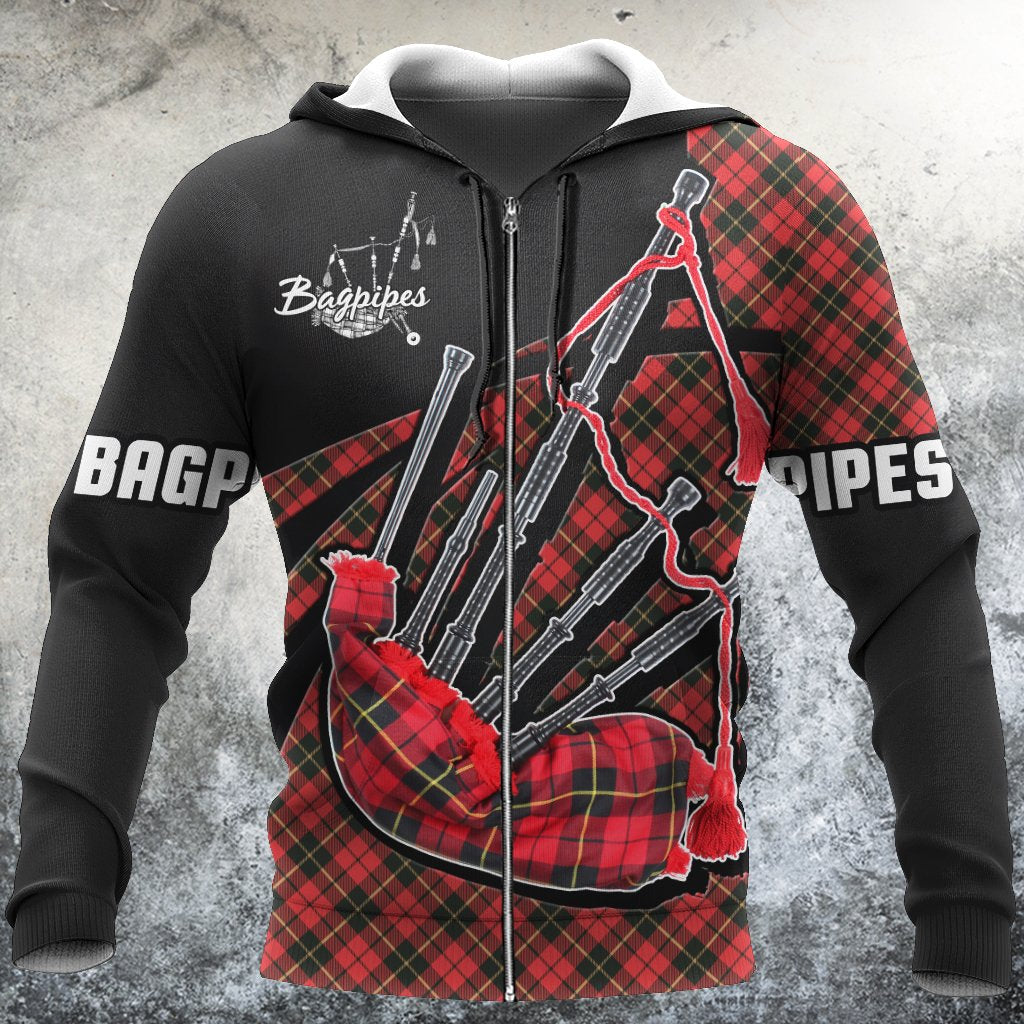 Bagpipes music 3d hoodie shirt for men and women HG HAC100104-Apparel-HG-Zip hoodie-S-Vibe Cosy™