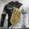 Tuba music 3d hoodie shirt for men and women HG HAC16125-Apparel-HG-Zip hoodie-S-Vibe Cosy™