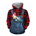 Baby Chicken Hoodie T-Shirt Sweatshirt for Men and Women Pi130205-Apparel-NM-Zip hoodie-S-Vibe Cosy™