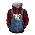 Baby Sheeps Hoodie T-Shirt Sweatshirt for Men and Women NM121111-Apparel-NM-Zip hoodie-S-Vibe Cosy™