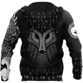 3D All Over Print Viking Wolf Hoodie NTN08252001