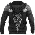 3D All Over Print Celtic Viking Wolf Hoodie NTN08252002