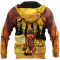 Beautiful All Over Printed Halloween Camping Bear Hoodie NTN08172001-MEI