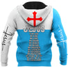 Premium Christian Jesus Catholic Customize Name 3D Printed Unisex Shirts