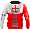 Premium Christian Jesus Custom Name 3D Printed Unisex Shirts