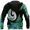 Hei Matau Fish Hook Silver Fern Maori Paua Shell Unisex Shirts