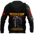 November Man A Child Of God A Man Of Faith A Warrior Of Christ 3D All Over Printed Shirts For Men and Women TA09202001S11